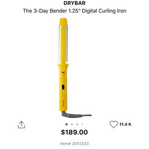 Drybar 3-Day Bender 1.25” Digital Curling Iron